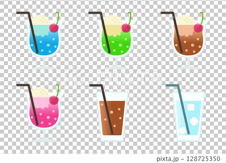 飲料插畫02 128725350