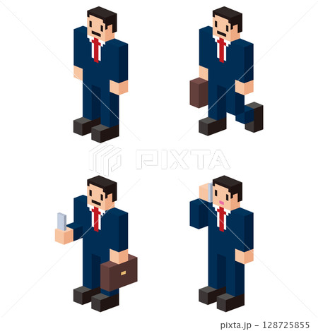 男性会社員① 男性会社員① 128725855