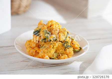かぼちゃサラダ 128726170