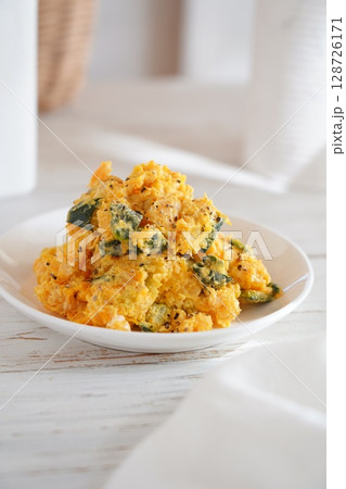 かぼちゃサラダ 128726171