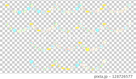 Cat and Heart Garland Cat and Heart Garland 128726577