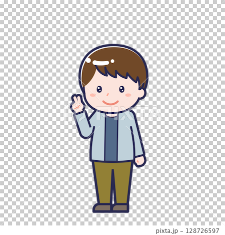 Plain-clothed adult / diagonal / male 14 Plain-clothed adult / diagonal / male 14 128726597