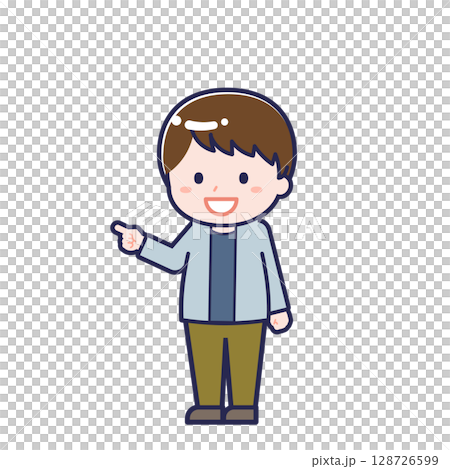 Plain-clothed adult / diagonal / male 16 Plain-clothed adult / diagonal / male 16 128726599