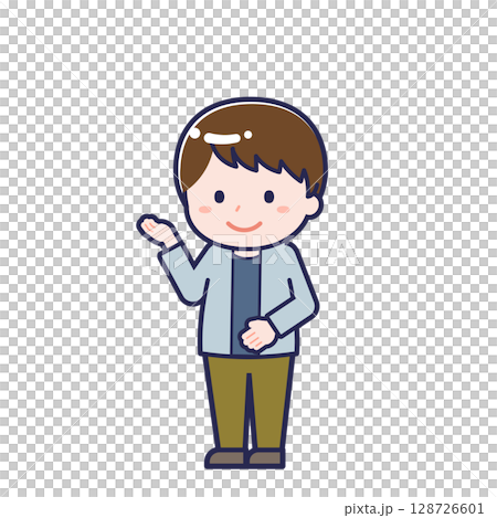 Plain-clothed adult / diagonal / male 18 Plain-clothed adult / diagonal / male 18 128726601