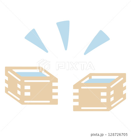 升乾杯イラスト2 升乾杯イラスト2 128726705