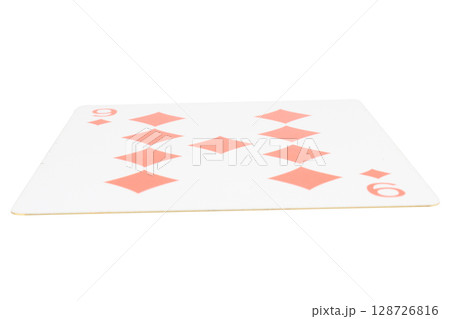 card gambling on white game luck nine diamonds 128726816