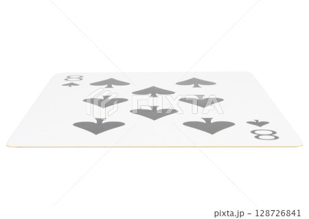 card gambling on white game luck eight spades 128726841