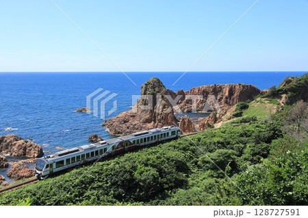 五能線を走るひなび(陽旅) 五能線を走るひなび(陽旅) 128727591