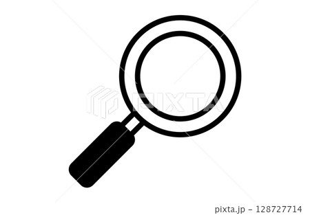 虫眼鏡のベクターイラスト 虫メガネ 検索 調査 探索  128727714