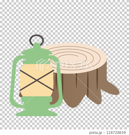 一盞燈籠和一個樹樁，營造出絕佳的戶外感覺！ 128728639