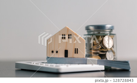 Business home concept involves strategic financial management money coin save bank real estate economic loan investment development growth encourage accountancy buy income stack investment economy Business home concept involves strategic financial management money coin save bank real estate economic loan investment development growth encourage accountancy buy income stack investment economy 128728843