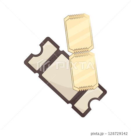 Illustration of Movie Ticket  128729142