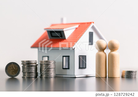 Business home concept involves strategic financial management money coin save bank real estate economic loan investment development growth encourage accountancy buy income stack investment economy Business home concept involves strategic financial management money coin save bank real estate economic loan investment development growth encourage accountancy buy income stack investment economy 128729242