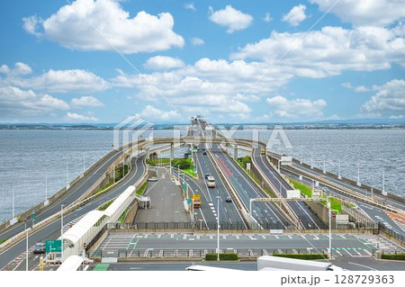 東京湾アクアライン・海ほたる 東京湾アクアライン・海ほたる 128729363