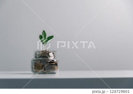 Business concept growth involves strategic financial management money loan investment bank real estate economic development encourage save buy home car education income stack investment economy return Business concept growth involves strategic financial management money loan investment bank real estate economic development encourage save buy home car education income stack investment economy return 128729601