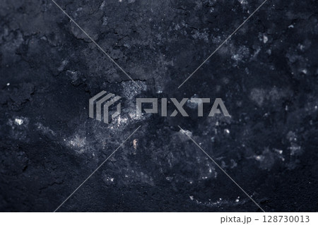 Grunge cement concrete texture background. Texture of an grunge concrete wall. Blue tone. 128730013