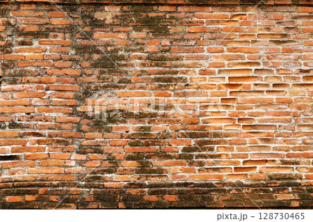 Texture of the brick walls                                           128730465