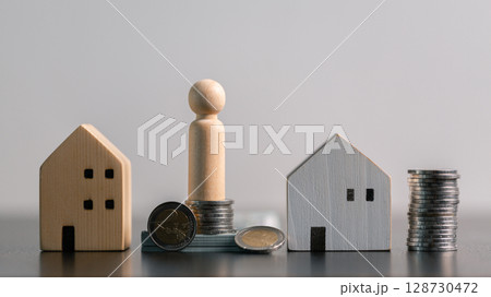 Business home concept involves strategic financial management money coin save bank real estate economic loan investment development growth encourage accountancy buy income stack investment economy Business home concept involves strategic financial management money coin save bank real estate economic loan investment development growth encourage accountancy buy income stack investment economy 128730472