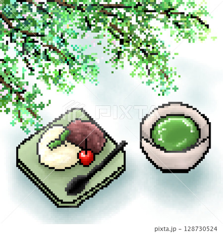 夏とアイスクリーム 128730524