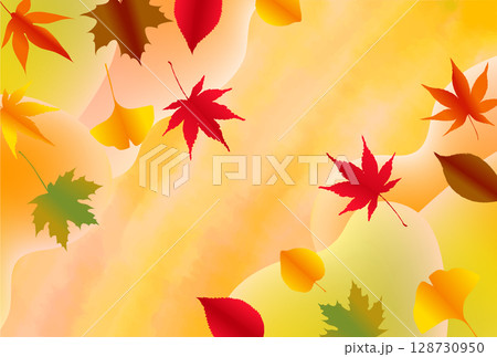紅葉　もみじ　秋　背景	 128730950