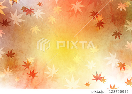 紅葉　もみじ　秋　背景	 128730953