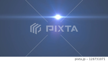Digital image of spot of light against blue background Digital image of spot of light against blue background 128731071