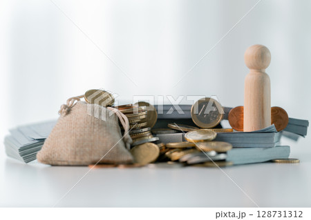 Business save money coin growth concept involves strategic financial management investment loan bank real estate economic development encourage buy income stack investment economy return accountancy Business save money coin growth concept involves strategic financial management investment loan bank real estate economic development encourage buy income stack investment economy return accountancy 128731312