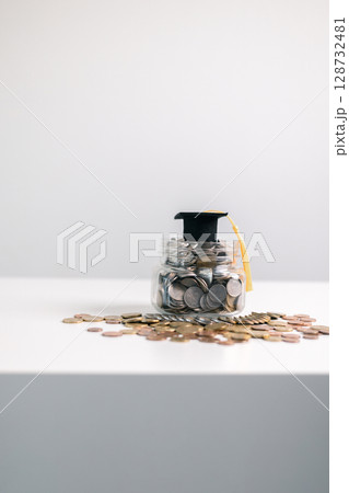 Business concept growth involves strategic financial management money loan investment bank real estate economic development encourage save buy home car education income stack investment economy return 128732481