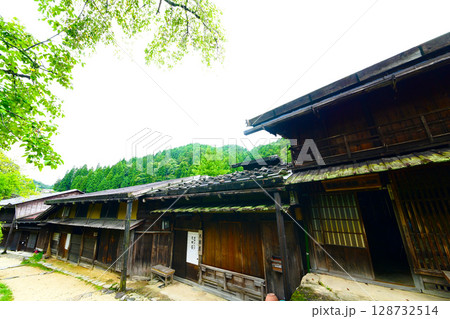 情緒漂う妻籠宿の風景 128732514