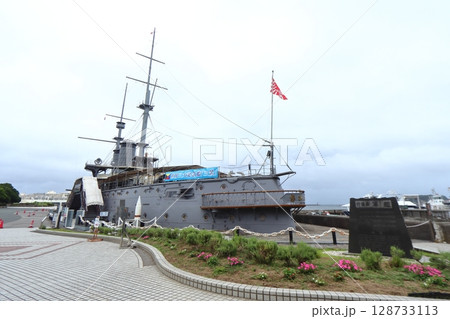 三笠公園の記念艦「三笠」（神奈川県横須賀市） 128733113