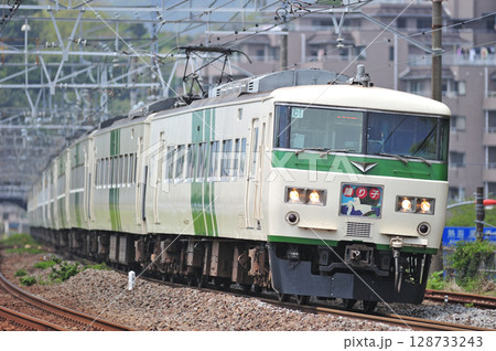 東海道本線　真鶴　JR東日本　185系　C1編成（大宮）　踊り子 128733243