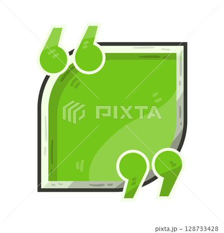 illustration of quote box 128733428