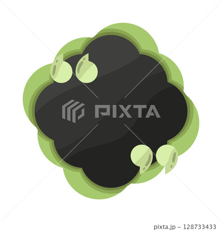 illustration of quote box illustration of quote box 128733433