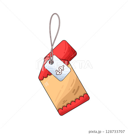 illustration of price tag 128733707