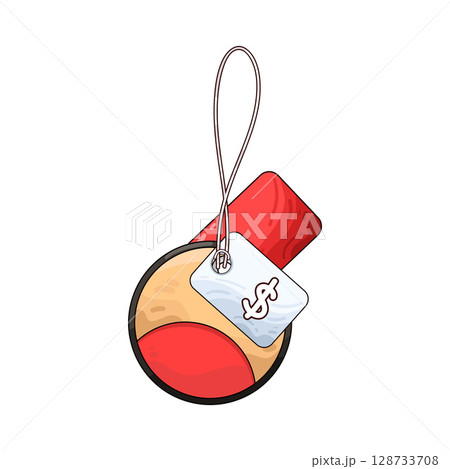 illustration of price tag illustration of price tag 128733708