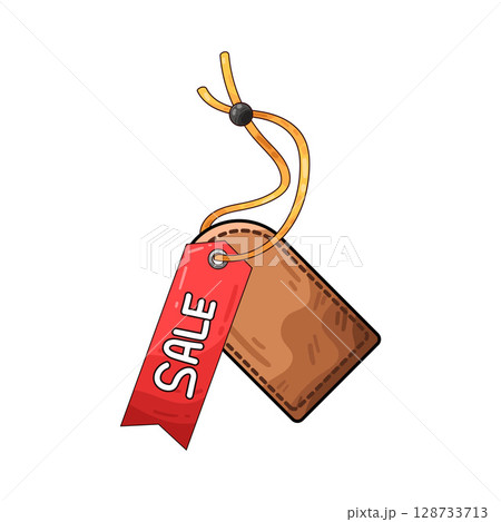 illustration of sale tag illustration of sale tag 128733713