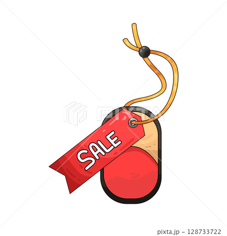 illustration of sale tag illustration of sale tag 128733722