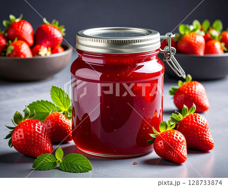 いちごジャム いちごジャム 128733874