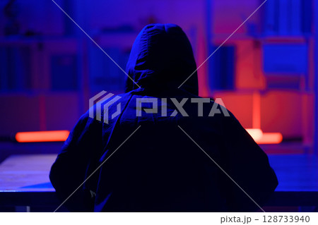 Hacker cyberattack data breach security threat digital crime Hacker cyberattack data breach security threat digital crime 128733940