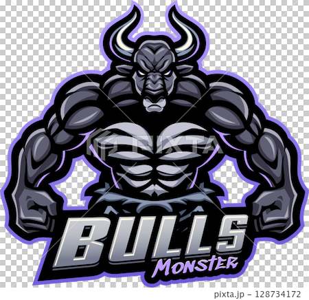 Bulls monster mascot 128734172
