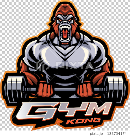 Gym kong mascot Gym kong mascot 128734174