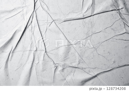 White crumpled paper texture abstract background. Creased and wrinkled paper surface. Copy space White crumpled paper texture abstract background. Creased and wrinkled paper surface. Copy space 128734208