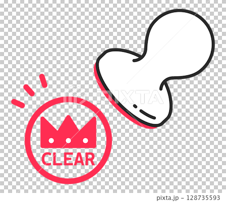 蓋章集會完成印章的插圖 128735593