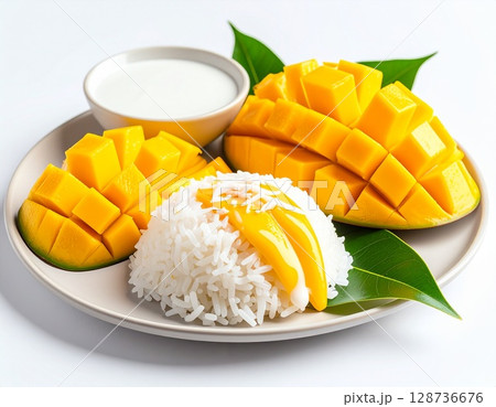 mango on white background 128736676