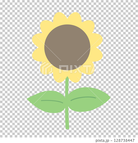 Sunflower illustration Sunflower illustration 128738447