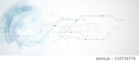 Abstract computer network technology and science background 128738778