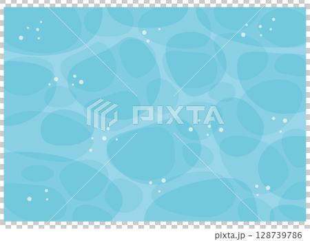 Background material of splashes and swaying blue water surface 128739786