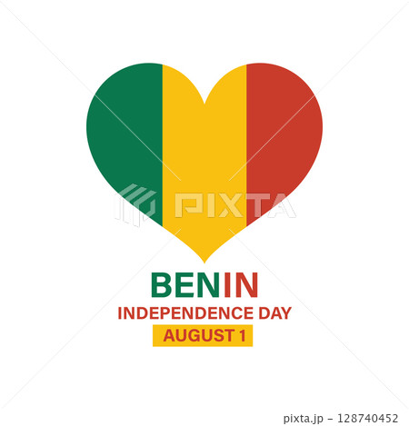 Benin Independence Day Celebration vector Design 128740452