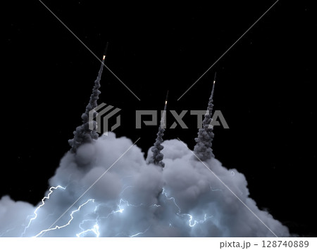 ミサイル 128740889