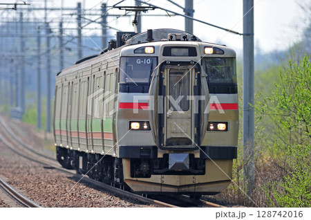千歳線　島松－北広島　JR北海道　731系　G-101編成（札幌） 128742016